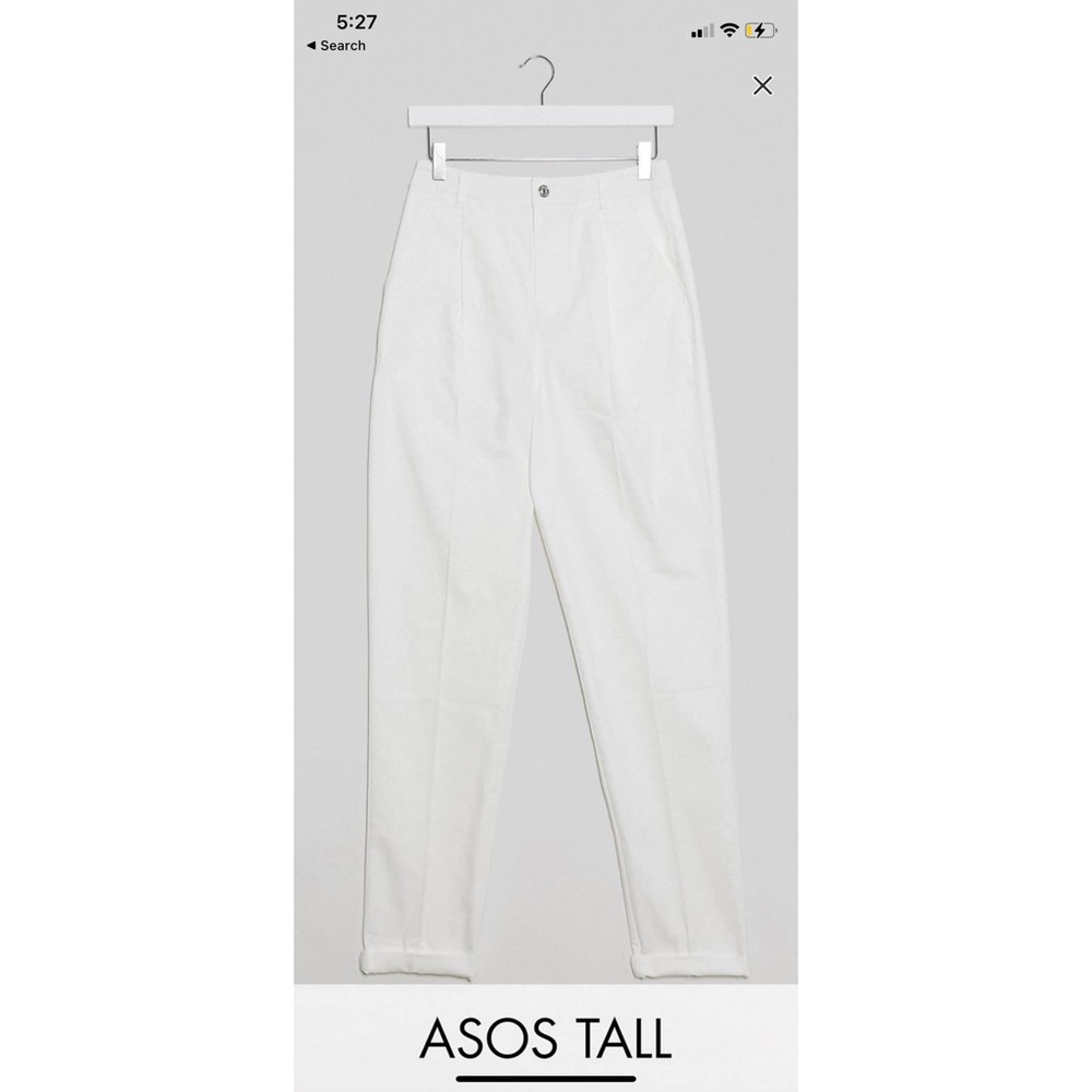 Asos White Chino Pants